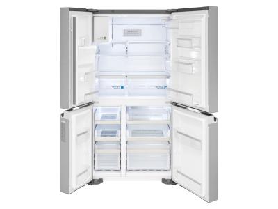 36" Frigidaire Gallery 21.5 Cu. Ft. Counter Depth 4-Door Refrigerator in Stainless Steel - GRQC2255BF