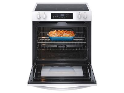 30" Frigidaire 5.3 Cu. Ft. Front Control Electric Range in White - FCFE306CAW