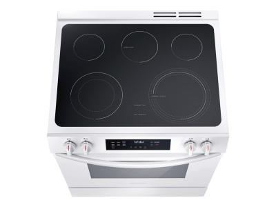 30" Frigidaire 5.3 Cu. Ft. Front Control Electric Range in White - FCFE306CAW