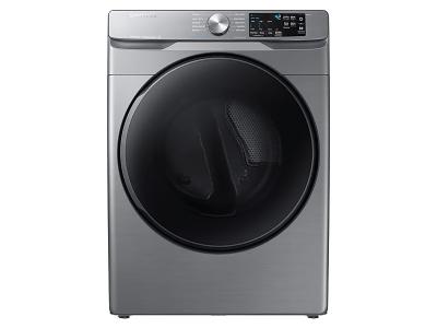 27" Samsung 7.5 Cu. Ft. Electric Dryer With Steam Sanitize In Platinum - DVE45T6100P