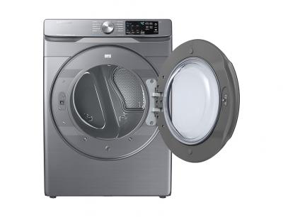 27" Samsung 7.5 Cu. Ft. Electric Dryer With Steam Sanitize In Platinum - DVE45T6100P