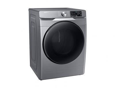 27" Samsung 7.5 Cu. Ft. Electric Dryer With Steam Sanitize In Platinum - DVE45T6100P