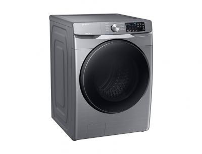 27" Samsung 5.2 Cu. Ft. Smart Front Load Washer With Large Capacity in Platinum - WF45R6100AP