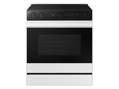 30" Samsung 6.3 Cu. Ft. Electric Slide-In True Convection Range - NSE6DB850012AC